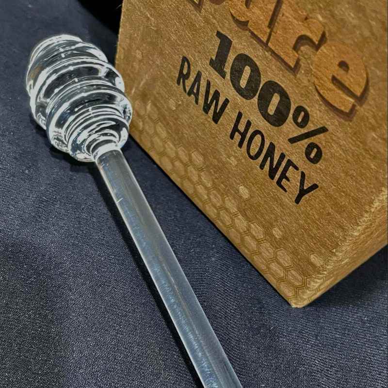 Glass Honey Dipper