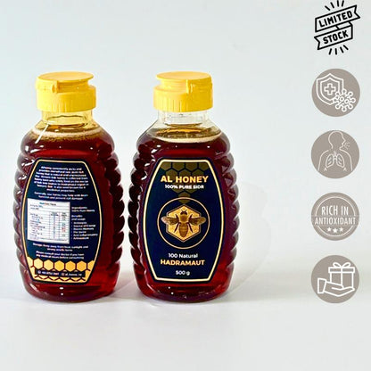 Front photo of squeeze bottles with benefits 